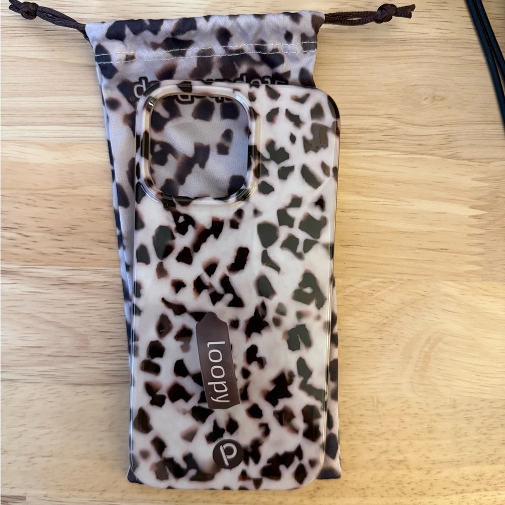 iPhone 16 Pro Max Blonde Tortoise Loopy Case